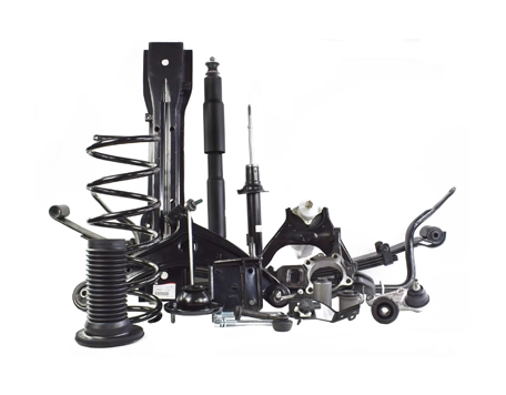 What are the parts of an Automotive Suspension System?