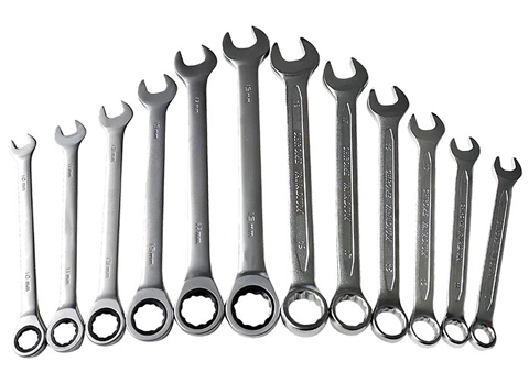 car jack and wheel spanner